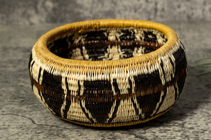 Bold Feather Rainforest Vintage Basket
