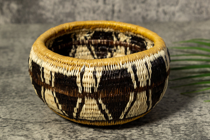 Bold Feather Rainforest Vintage Basket