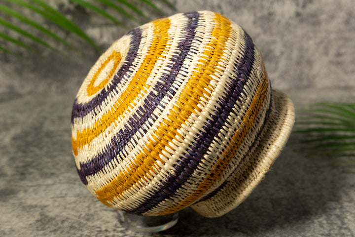 Gold and Black Rainforest Vintage Basket
