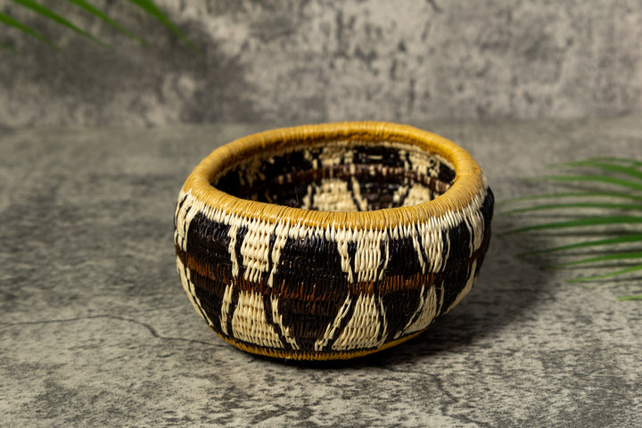 Bold Feather Rainforest Vintage Basket