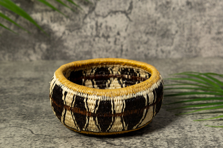 Bold Feather Rainforest Vintage Basket