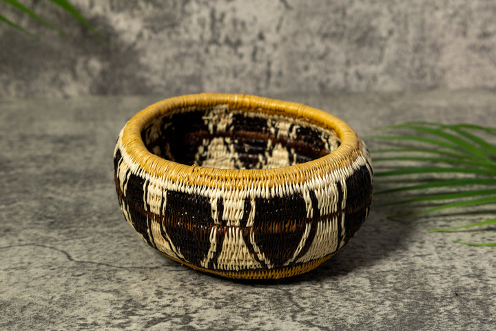 Bold Feather Rainforest Vintage Basket