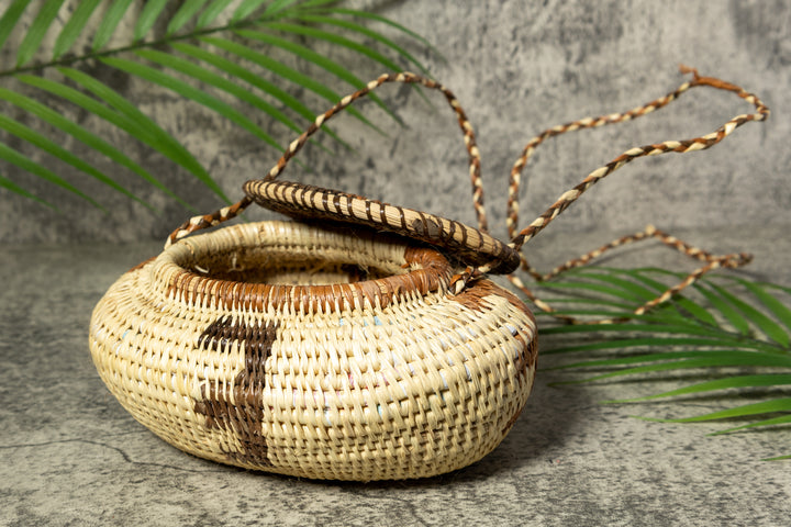 Oval Vintage Hanging Basket