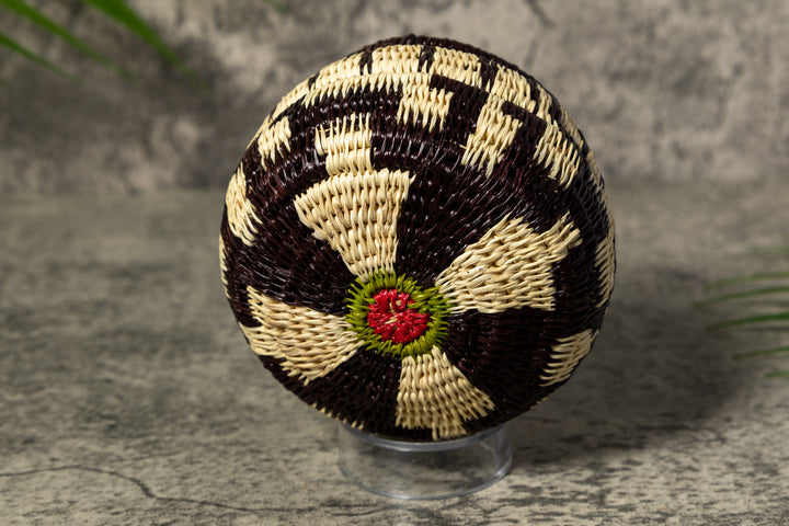 Black and White Rainforest Vintage Basket