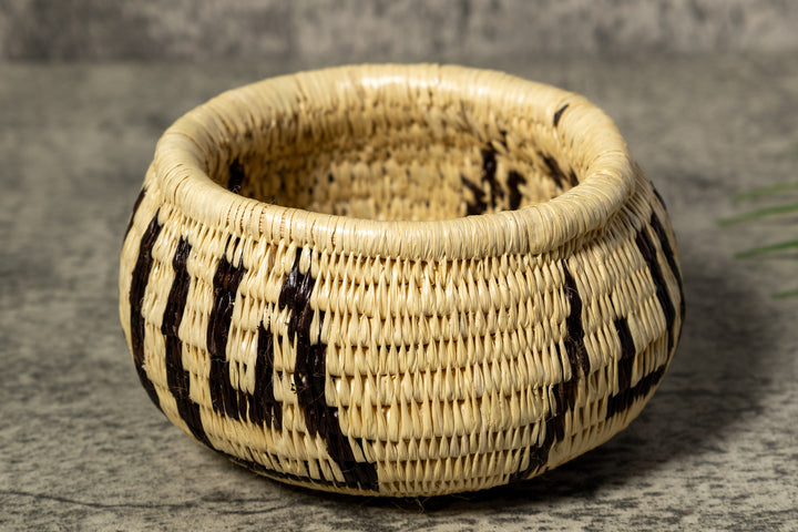 Black and White Rainforest Vintage Basket