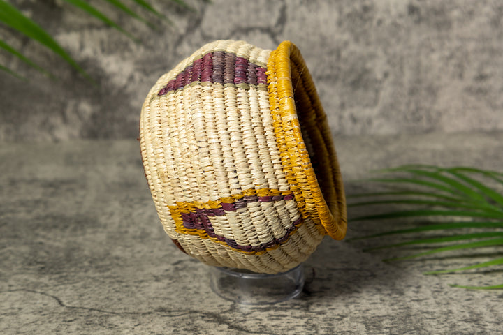 Feather Design Rainforest Vintage Basket