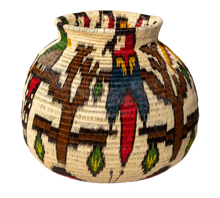 Toucan Parrot Macaw Quetzal Rainforest Basket
