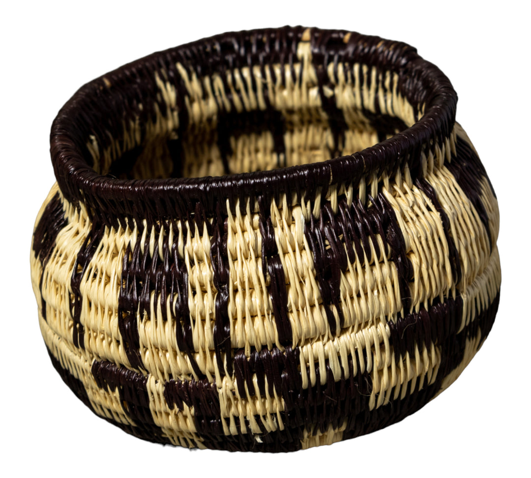 Black and White Rainforest Vintage Basket
