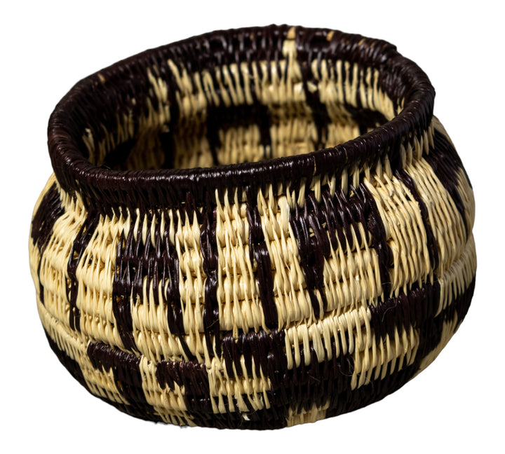 Black and White Rainforest Vintage Basket