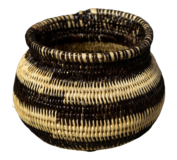 Black and White Rainforest Vintage Basket