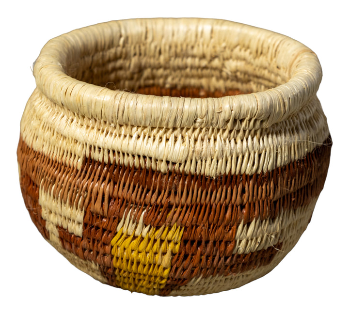Brown and Gold Rainforest Vintage Basket