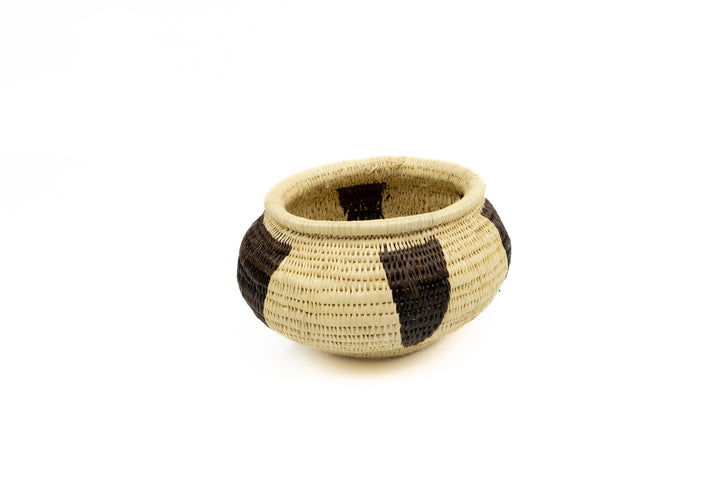 Vintage Woven Panama Basket
