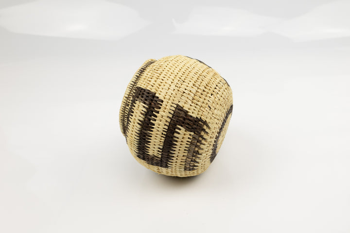 Vintage Woven Panama Basket