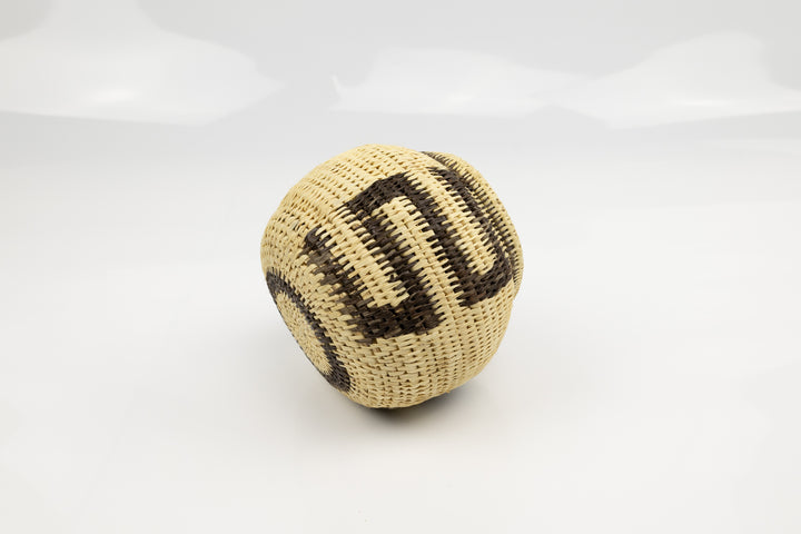 Vintage Woven Panama Basket
