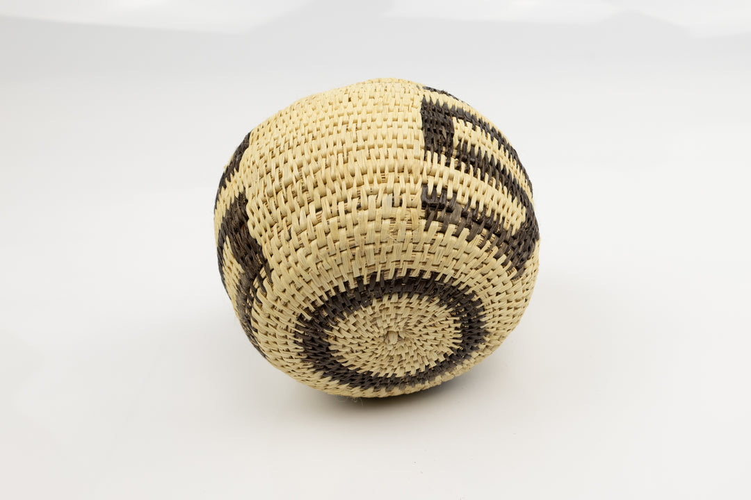 Vintage Woven Panama Basket