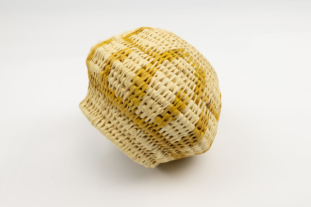 Vintage Woven Panama Basket