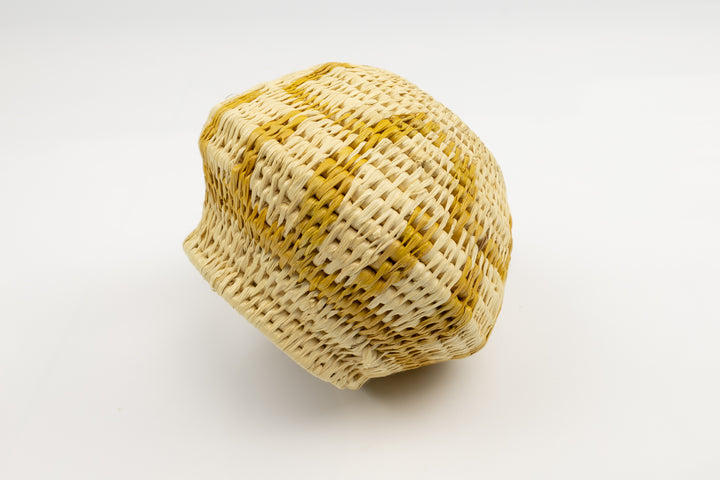 Vintage Woven Panama Basket