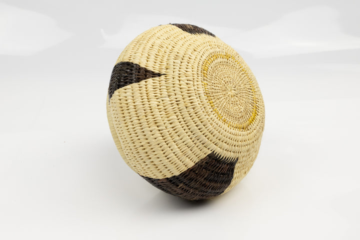 Vintage Woven Panama Basket