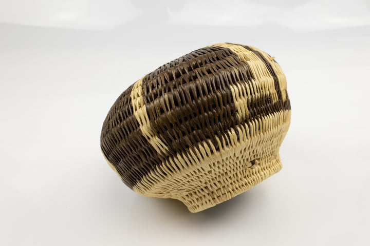Vintage Woven Panama Basket