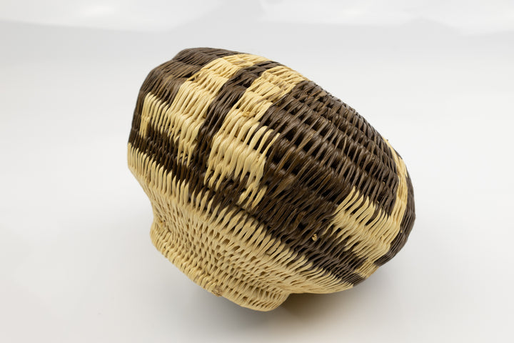Vintage Woven Panama Basket