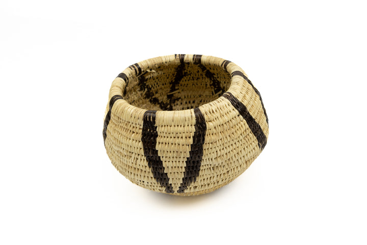 Vintage Woven Panama Basket