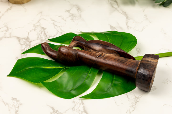 Woodpecker Figurine, Wood Carving