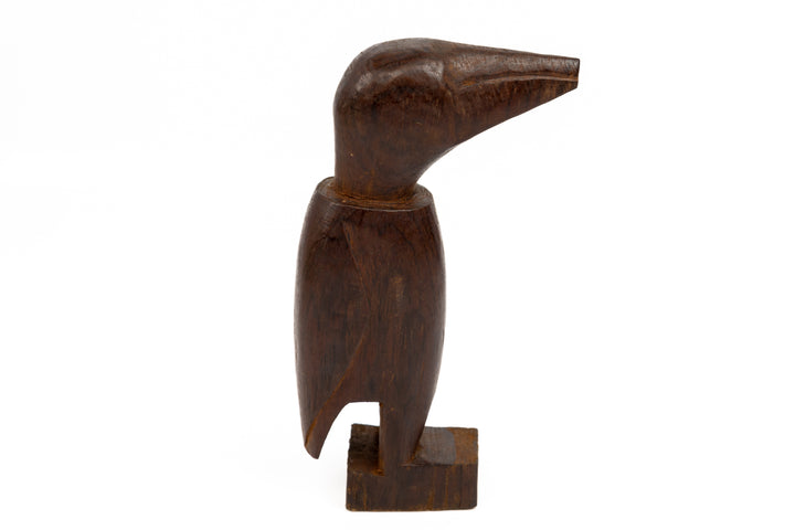 Jungle Bird Figurine, Wood Carving