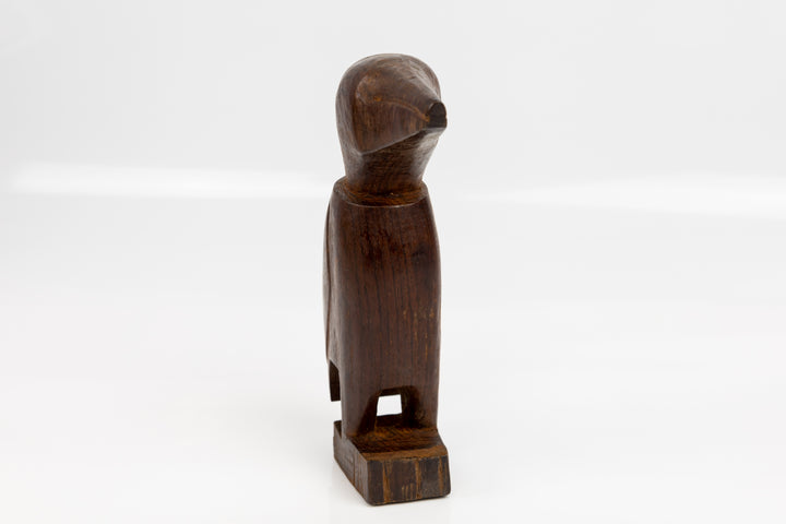 Jungle Bird Figurine, Wood Carving