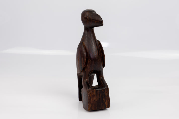 Vintage Jungle Bird Wood Carving