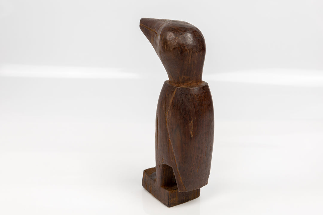 Jungle Bird Figurine, Wood Carving