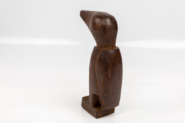 Jungle Bird Figurine, Wood Carving