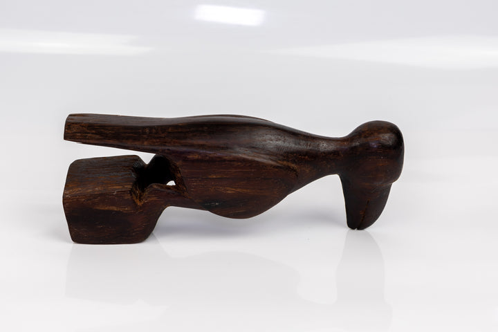 Vintage Jungle Bird Wood Carving