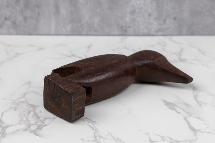 Jungle Bird Figurine, Wood Carving