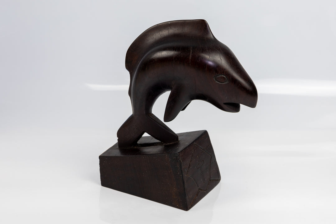 Golden Dorado Wood Carving