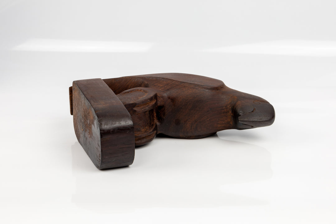 Jungle Parrot Figurine, Wood Carving