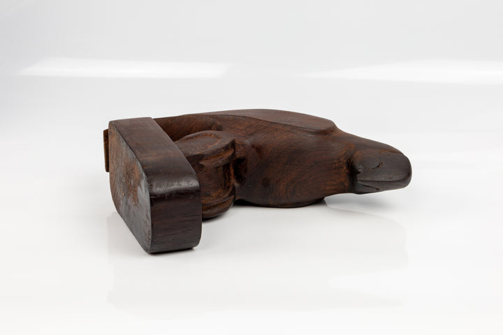 Jungle Parrot Figurine, Wood Carving
