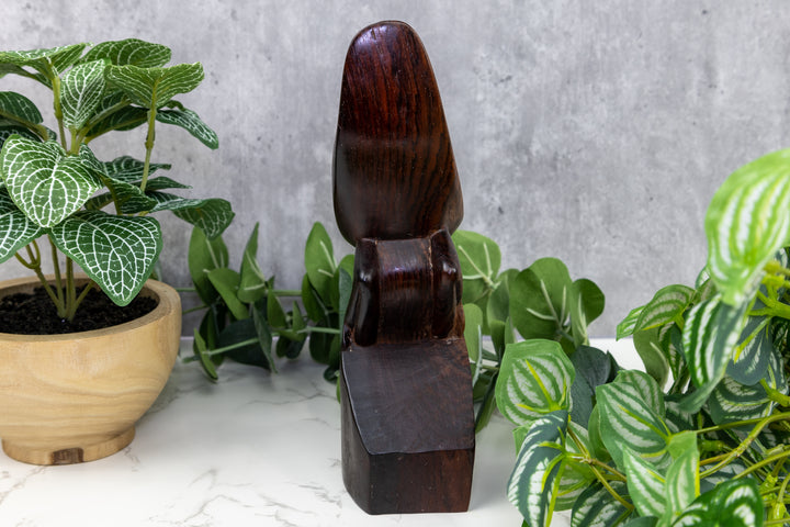 Vintage Seedeater Bird Wood Carving