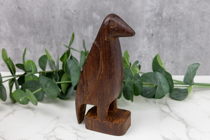 Bird Figurine, Wood Carving