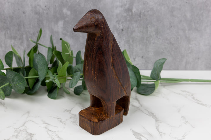 Bird Figurine, Wood Carving