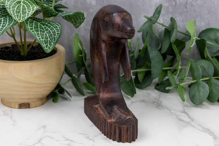 Sailfish Figurine, Wood Carving
