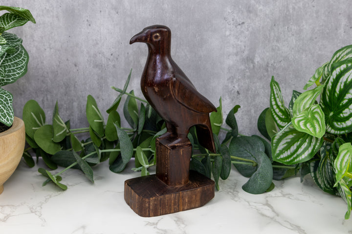 Jungle Bird Wood Carving