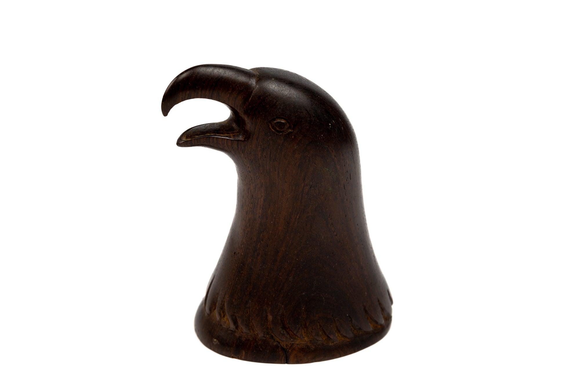 Eagle Bird Head figurine, Wood Carving