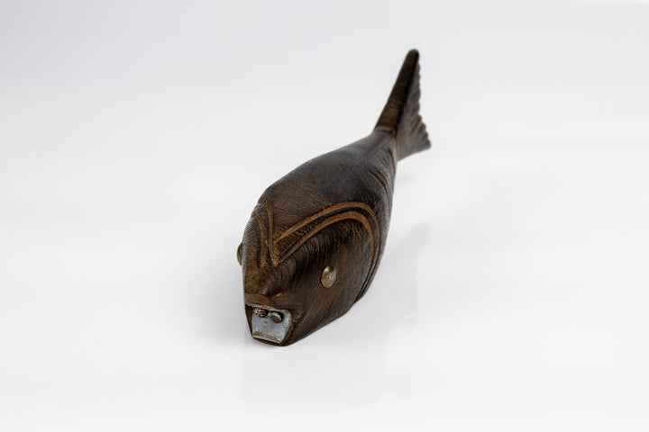 Fish Bottle Opener Wood Carving