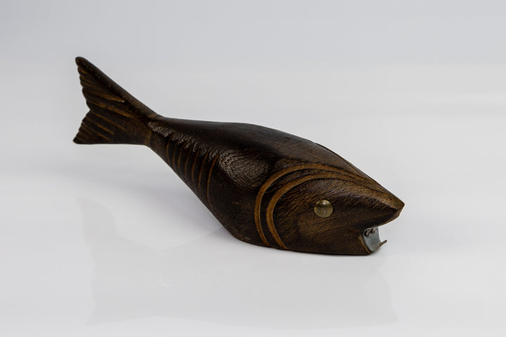 Fish Bottle Opener Wood Carving