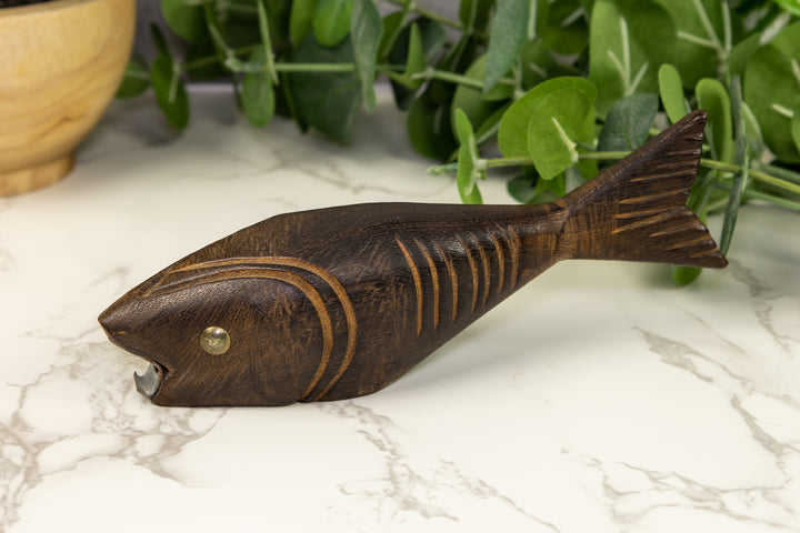 Fish Bottle Opener Wood Carving