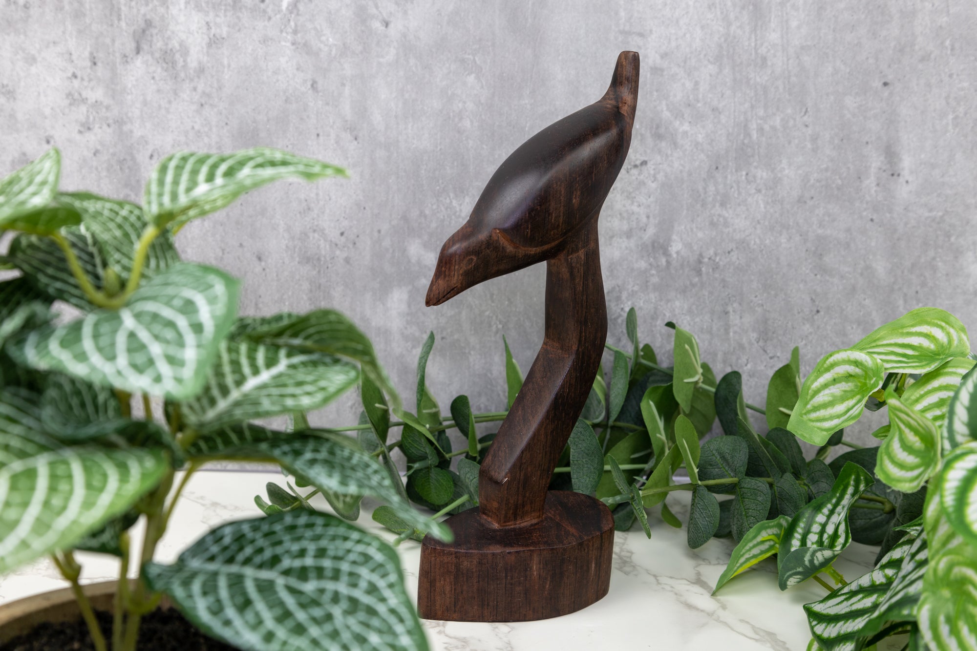 Vintage Seedeater Bird Wood Carving
