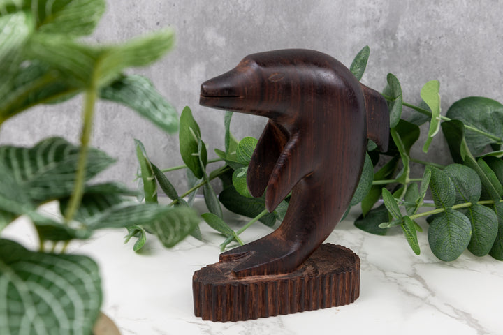 Sailfish Figurine, Wood Carving