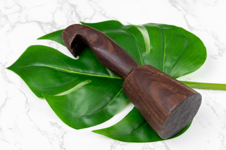 Grain Masher Figurine, Wood Carving