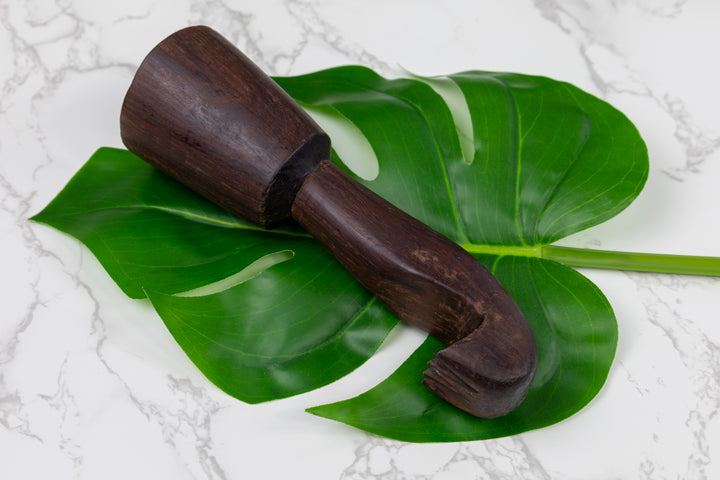 Grain Masher Figurine, Wood Carving