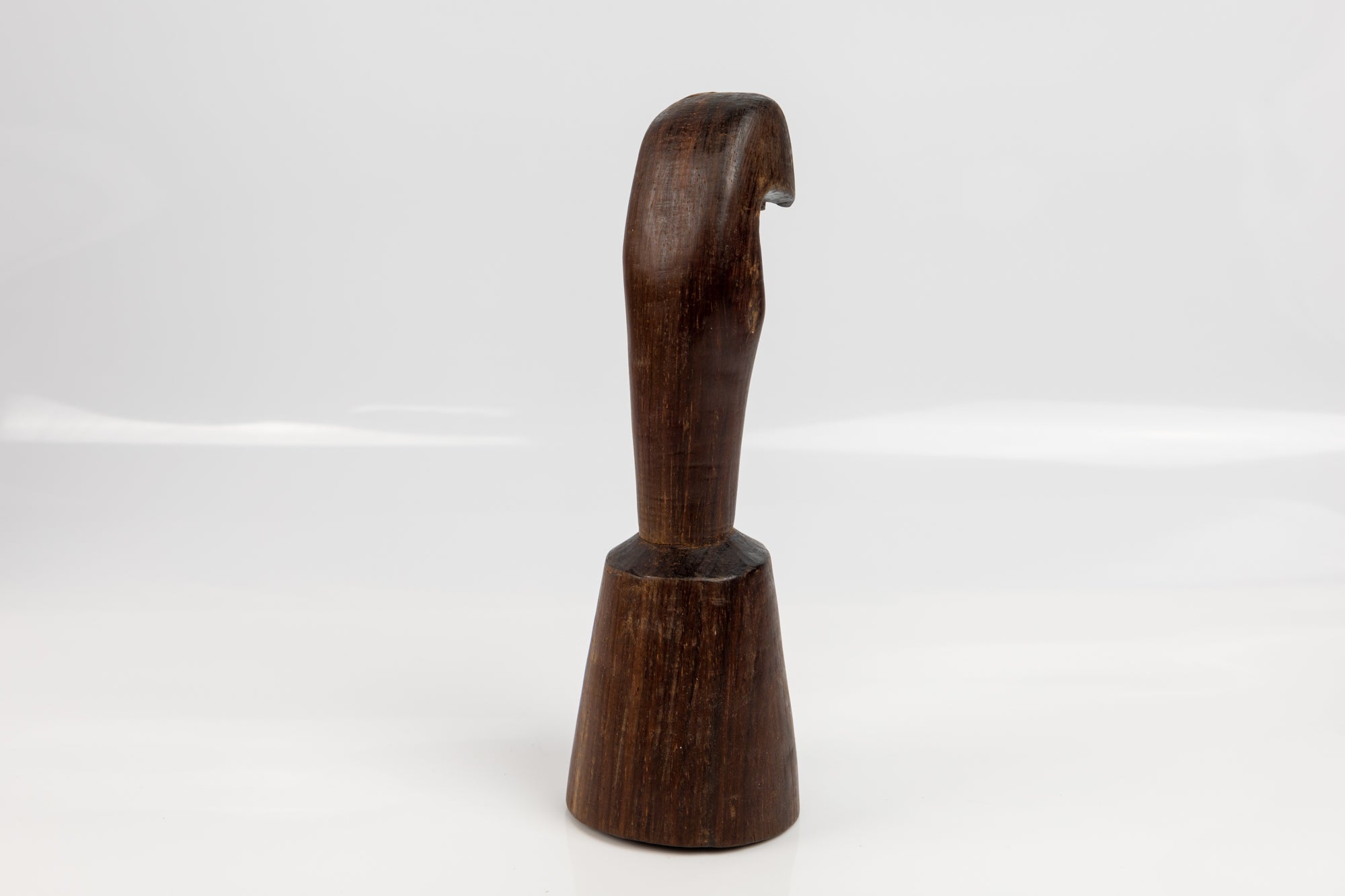 Grain Masher Figurine, Wood Carving